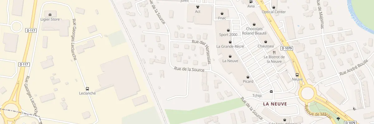 Plan du 422 Rue de la Source à Viriat