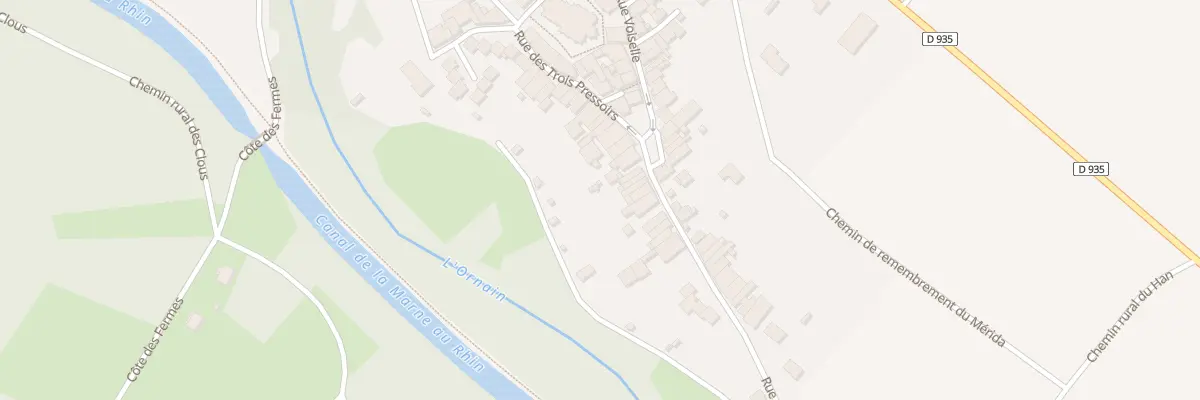 Plan du 3 Rue de Laissue à Longeville-en-Barrois
