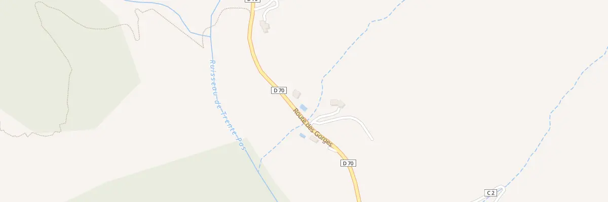 Plan du 1580 Rte des Gorges à Saint-Ferréol-Trente-Pas