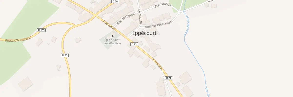 Plan du 7 Rue Haute à Ippécourt