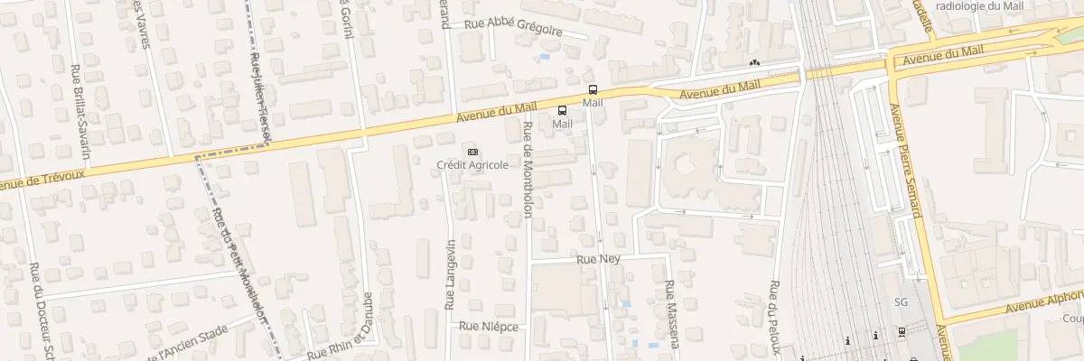 Plan du 7 Rue de Montholon à Bourg-en-Bresse