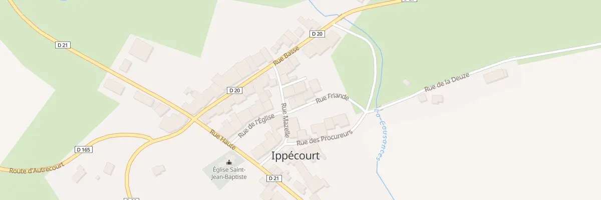 Plan du 1 Rue Friande à Ippécourt