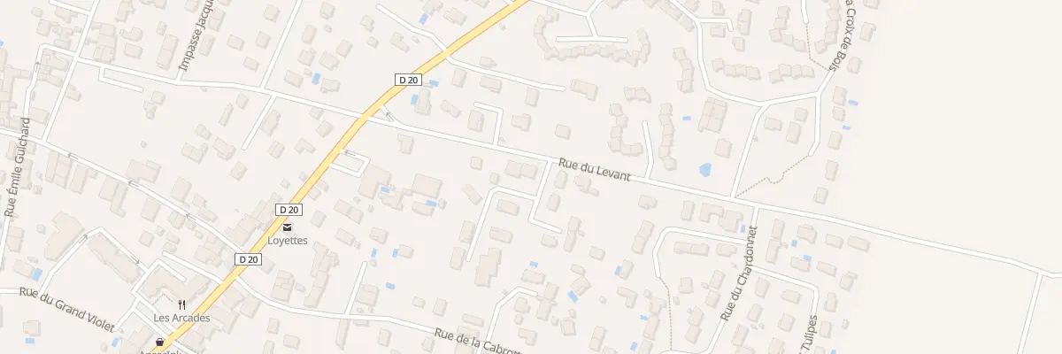 Plan du 162 Rue du Levant à Loyettes