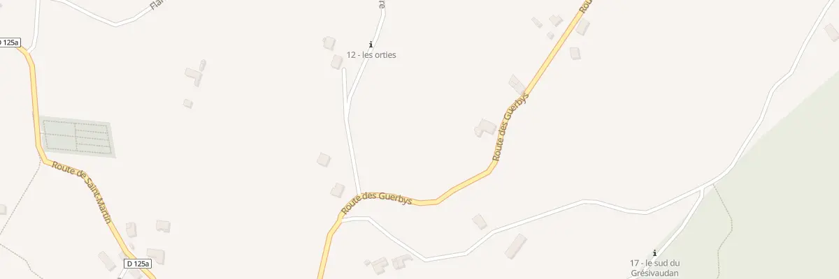Plan du 5211 Combe de Sarron à Hostun