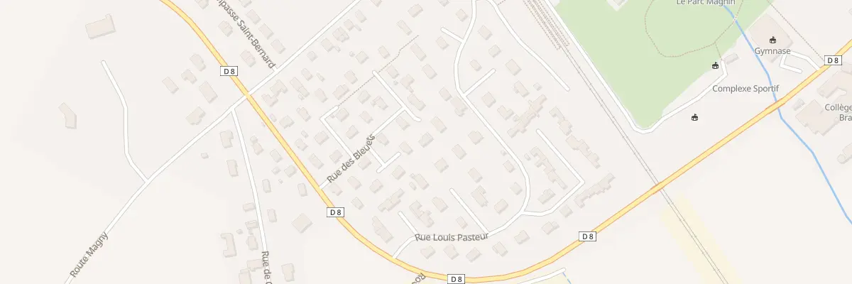 Plan du 4 Rue des Eglantines à Brazey-en-Plaine