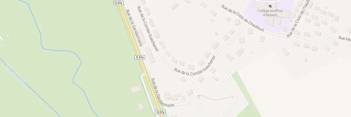 Plan du 29 Rue de la Combe Guechenot à Doulaincourt-Saucourt