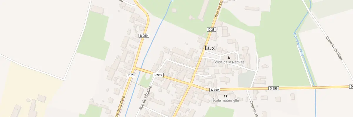 Plan du 10 Rue du Moulin à Lux