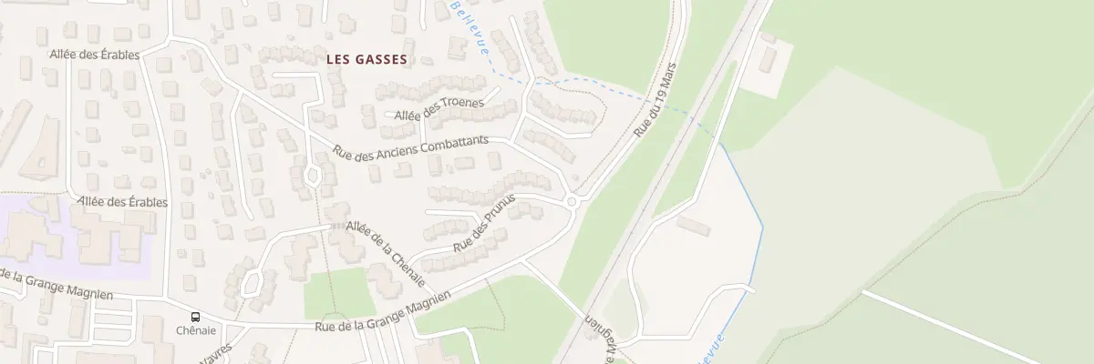 Plan du 26 Rue des Prunus à Péronnas