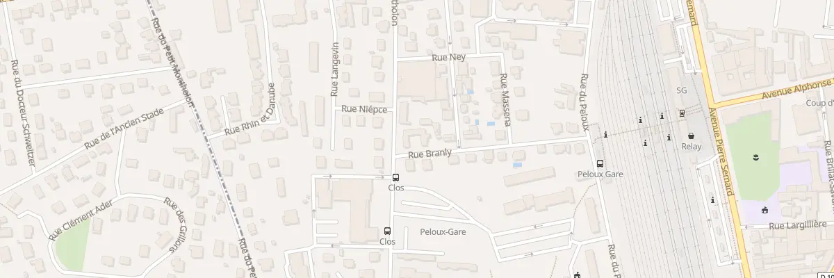 Plan du 14A Rue Branly à Bourg-en-Bresse