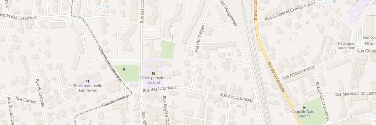 Plan du 5 Rue des Tulipes à Bourg-en-Bresse