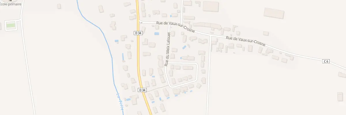 Plan du 3 Rue du Meix Lalouet à Remilly-sur-Tille