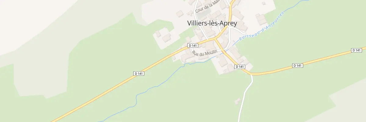 Plan du 4 Rue du Moulin à Villiers-lès-Aprey