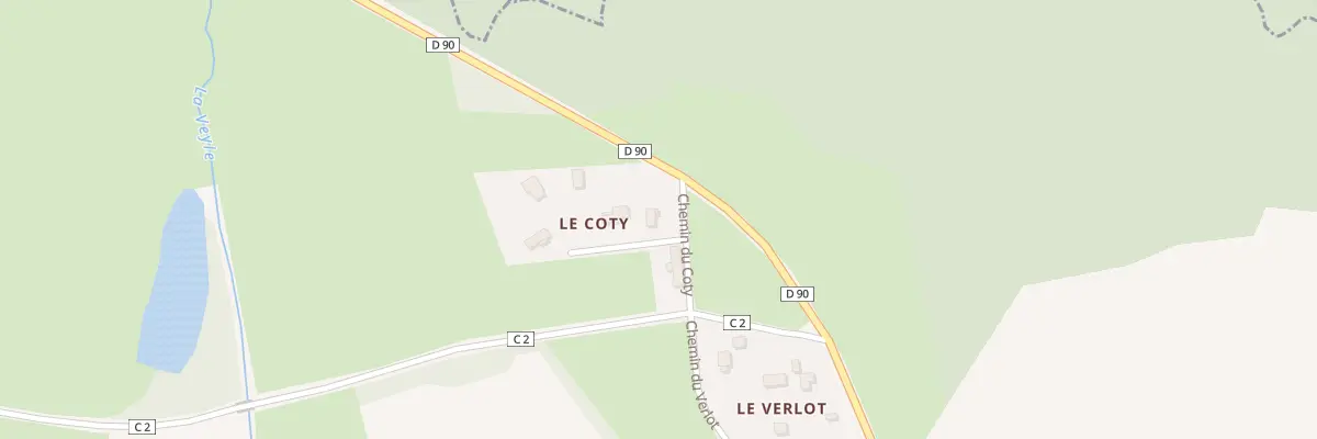 Plan du 20 Che du Lot Le Coty à Châtenay
