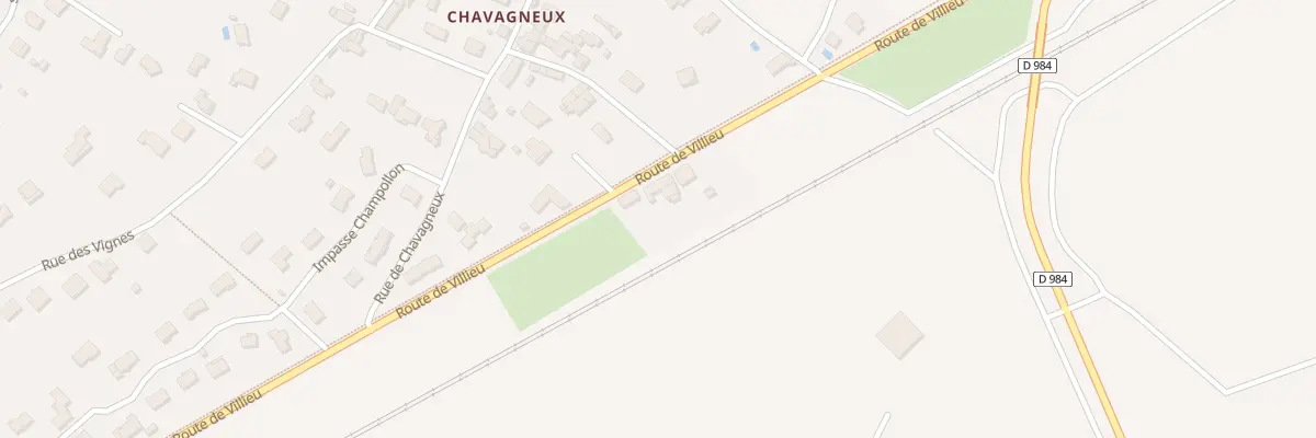 Plan du 9002 Rte de Villieu à Meximieux
