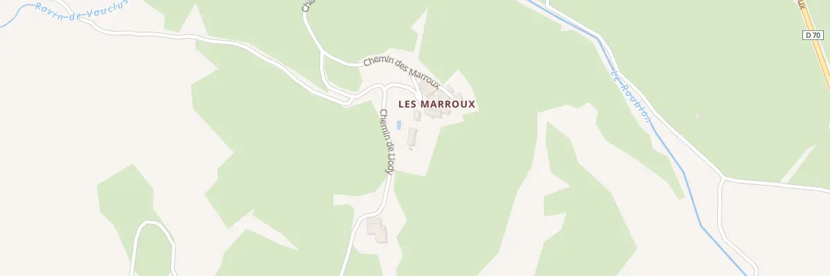 Plan du 5107 Les Marrons à Bouvières