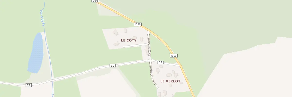 Plan du 30 Che du Coty à Châtenay