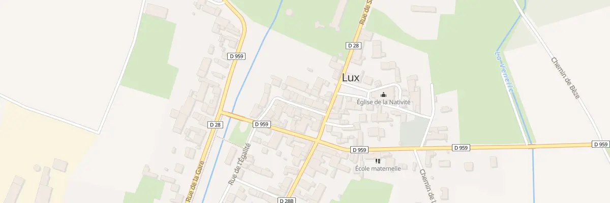 Plan du 4 Rue du Moulin à Lux