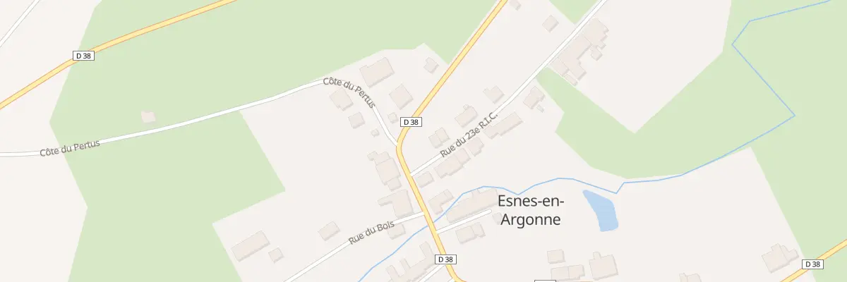Plan du 1 Rue 23e Ric à Esnes-en-Argonne