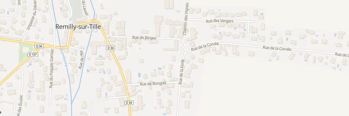 Plan du 6 Rue de la Forêt à Remilly-sur-Tille