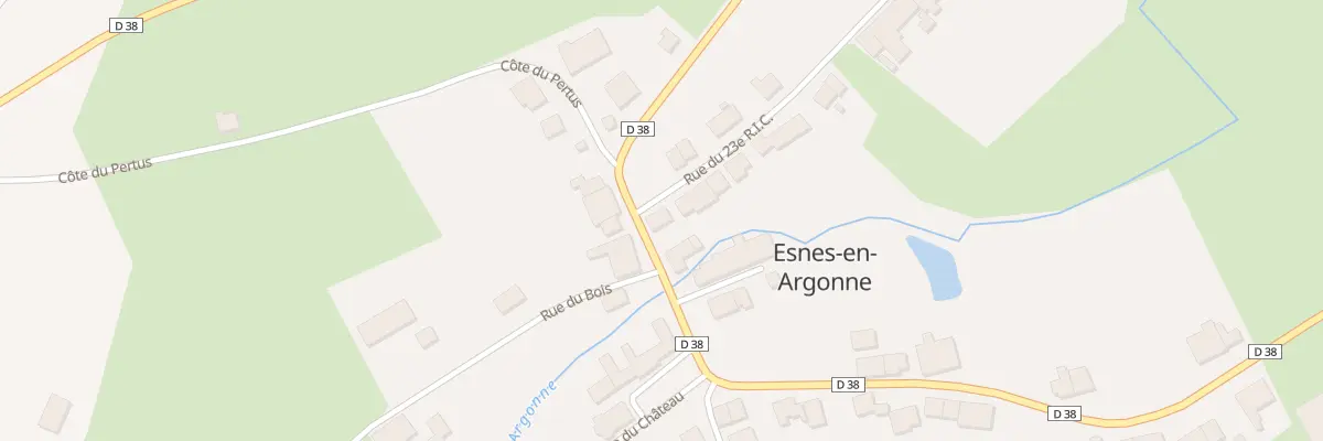 Plan du 2 Rue 23e Ric à Esnes-en-Argonne