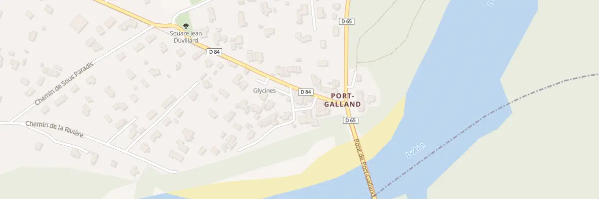 Plan du 64 Rte de Port Galland à Saint-Maurice-de-Gourdans