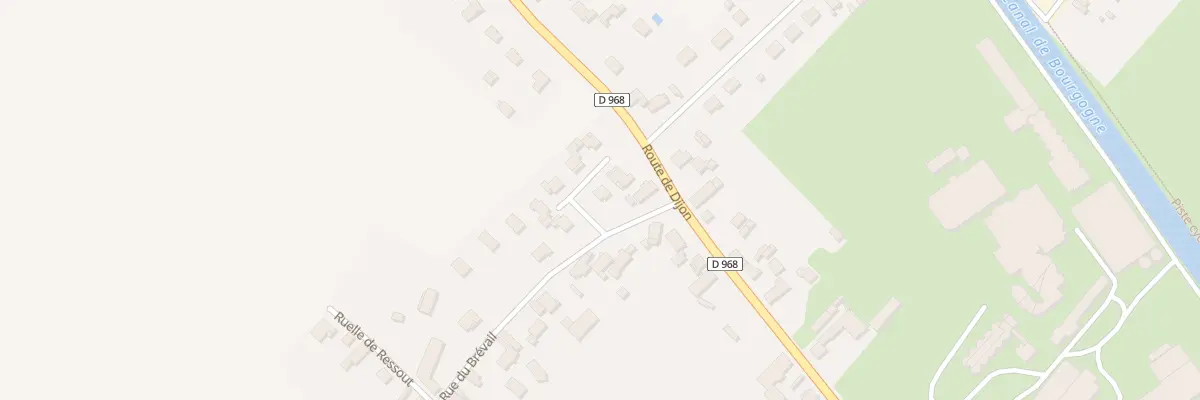 Plan du 2 Rue Pierre Joseph Antoine à Brazey-en-Plaine