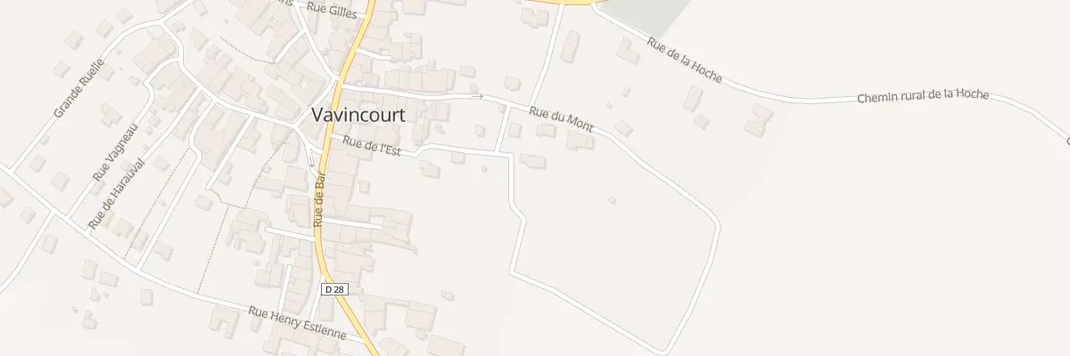 Plan du 10B Rue du Mont à Vavincourt