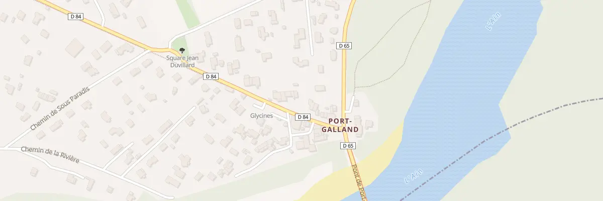 Plan du 63 Rte de Port Galland à Saint-Maurice-de-Gourdans