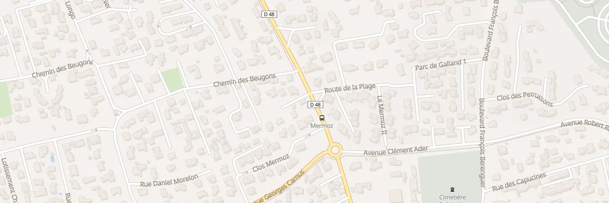 Plan du 15 Rte de la Plage à Marignane