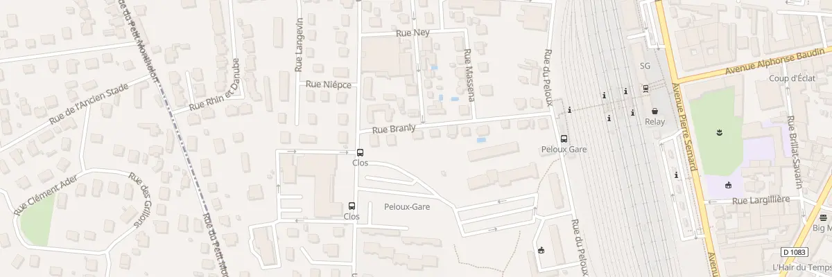 Plan du 15 Rue Branly à Bourg-en-Bresse