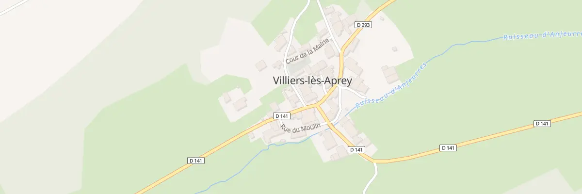 Plan du 1 Rue de l’Eglise à Villiers-lès-Aprey