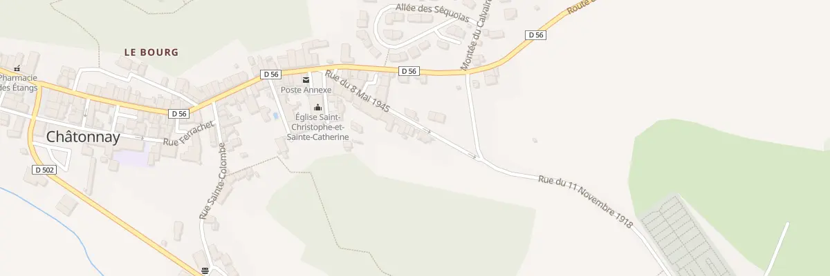 Plan du 130 Rue du 8 Mai 1945 à Châtonnay