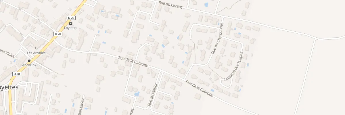 Plan du 373 Rue de la Cabrotte à Loyettes