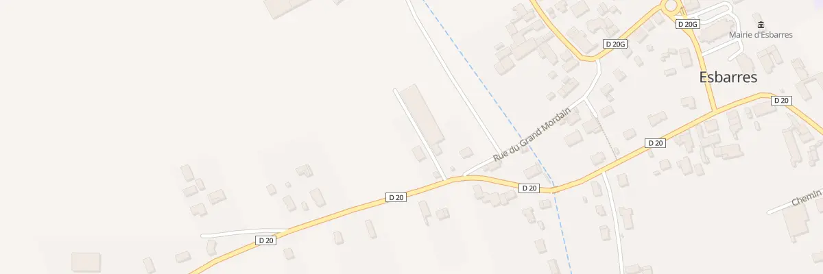 Plan du 6 Gr Grand Chemin de Charrey à Esbarres