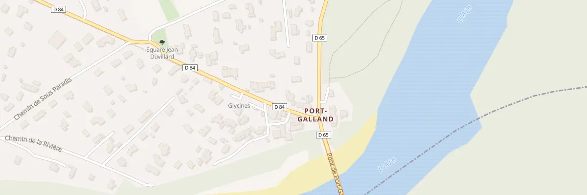 Plan du 63 Rte de Port Galland à Saint-Maurice-de-Gourdans