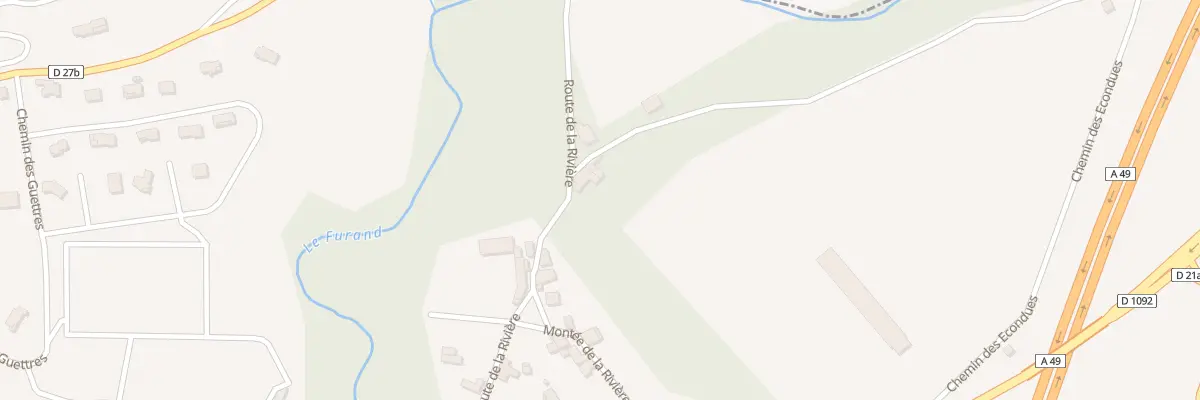 Plan du 280 Rte de la Riviere à Saint-Lattier
