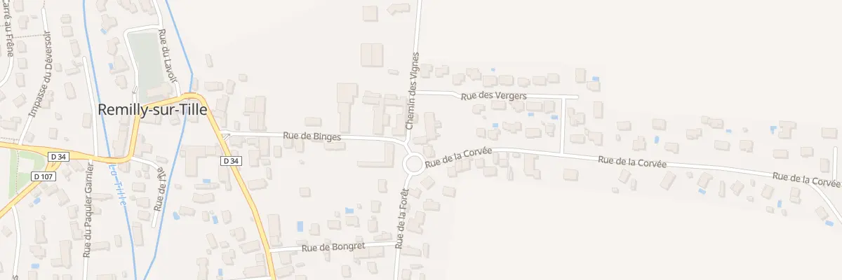 Plan du 1 Rue de la Forêt à Remilly-sur-Tille