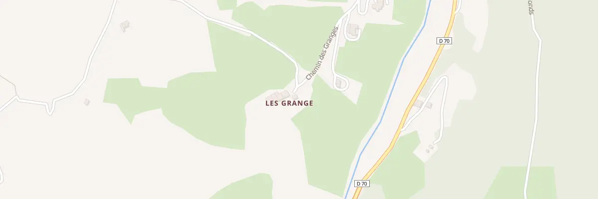 Plan du 421 Che des Granges à Bouvières