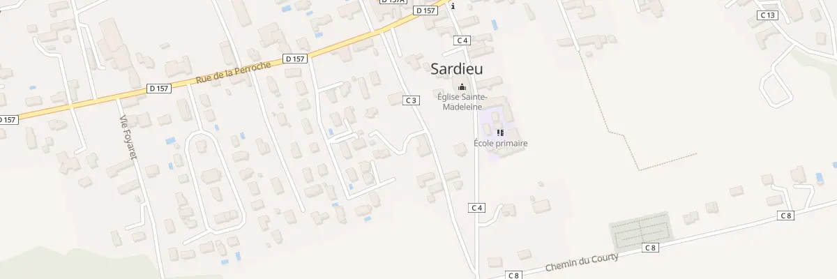 Plan du 214 Che du Pave à Sardieu
