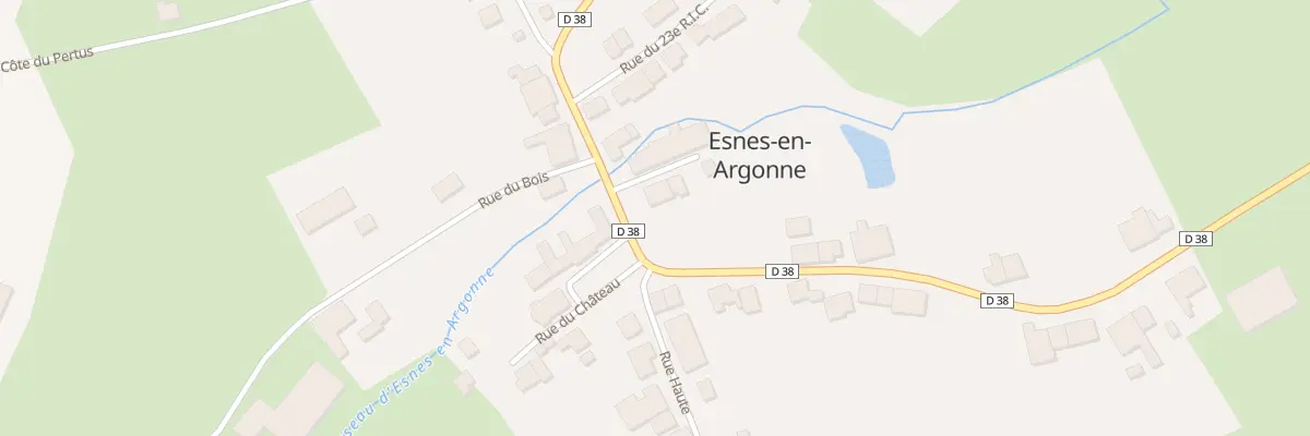 Plan du 2 Rue de la Prefecture à Esnes-en-Argonne