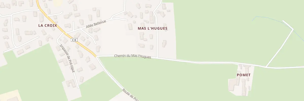 Plan du 225 Chem du Mas l’Hugues à Dompierre-sur-Veyle