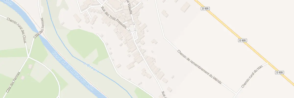 Plan du 8 Rue de Laissue à Longeville-en-Barrois