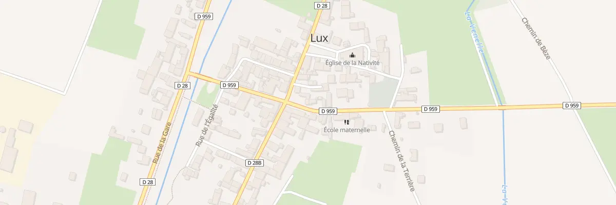 Plan du 1 Rue François Chabeuf à Lux