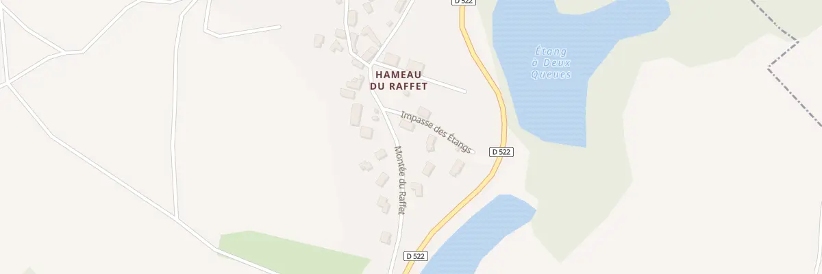 Plan du 208 Mte du Raffet à Meyrieu-les-Étangs