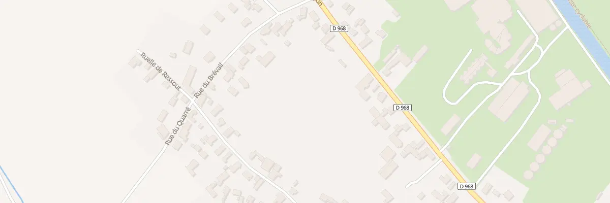 Plan du 43 Rte de Dijon à Brazey-en-Plaine