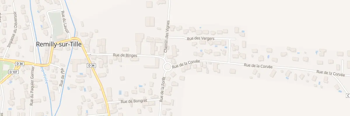 Plan du 1B Rue de la Forêt à Remilly-sur-Tille