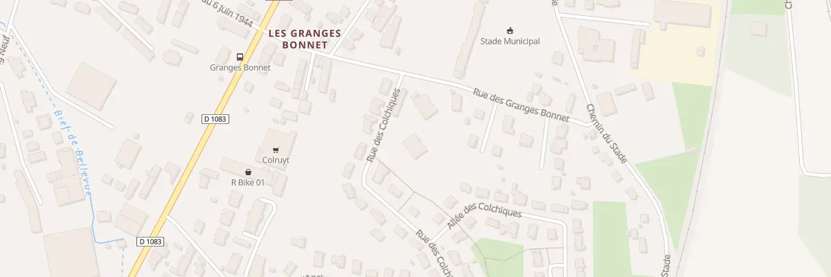 Plan du 182 Rue des Granges Bonnet à Péronnas