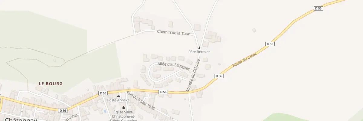 Plan du 30 All des Séquoias à Châtonnay