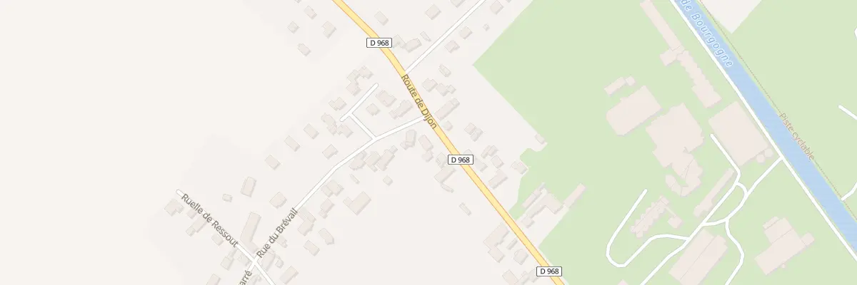 Plan du 49 Rte de Dijon à Brazey-en-Plaine