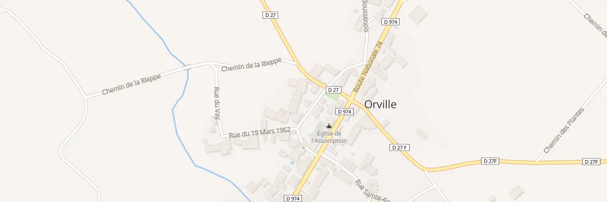 Plan du 4 Rue de l’Hôpital à Orville